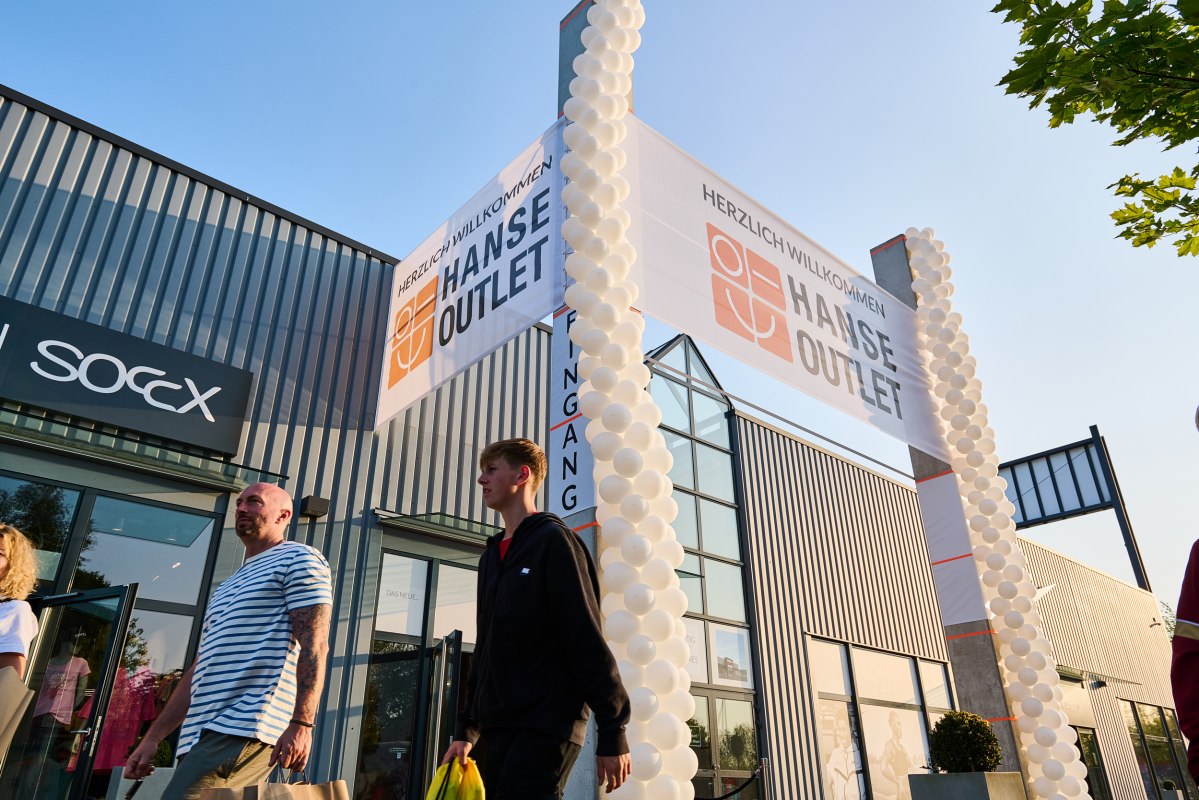 Westelijke ingang van de Hanse Outlet, © Outlet Evolution Services GmbH Westelijke ingang van de Hanse Outlet, © Outlet Evolution Services GmbH