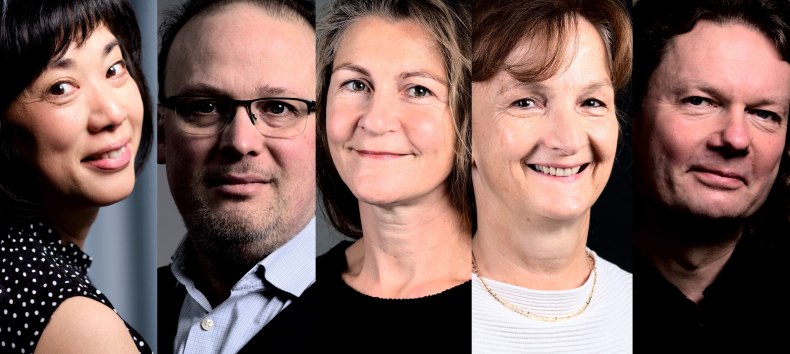 Yuko Ellinger, Matthias Ellinger, Maria Sch&ouml;ne, Andrea H&auml;fer, Karsten Lauke (v.l.n.r.) // &copy; LHS/Konservatorium Schwerin
