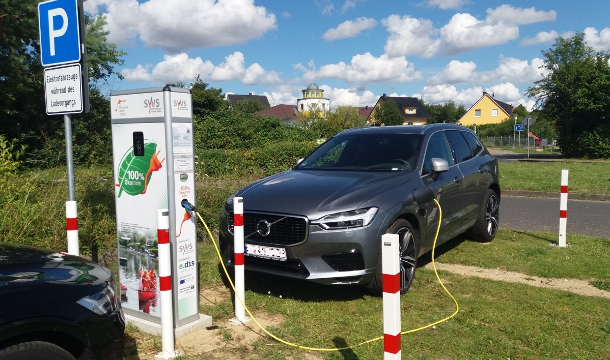 e-auto oplaadstation-bird-park-marlow, &copy; Tourismusverein Vogelparkregion Recknitztal e.V.