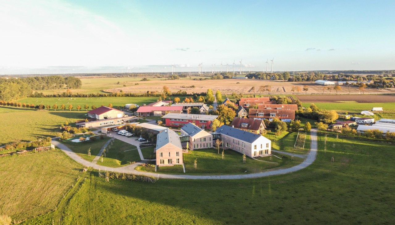 SOS Wioska Dziecięca Pomorze Przednie z góry, © A. Kunath
