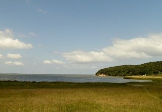Uitzicht op de Grote Jasmund Bodden // © H. Seelenbinder Uitzicht op de Grote Jasmund Bodden // © H. Seelenbinder