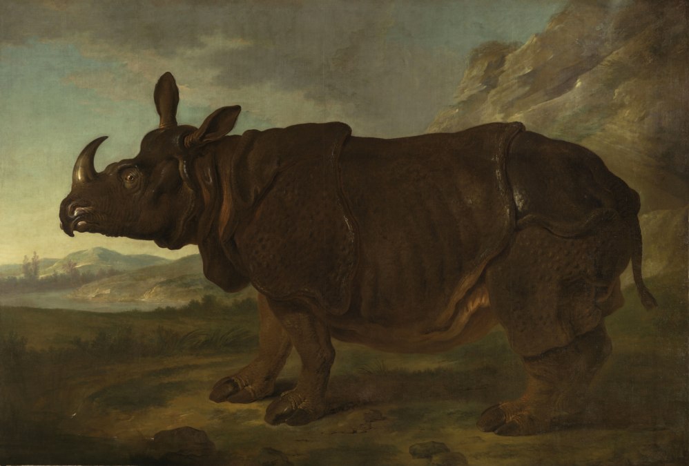Jean Baptiste Oudry's Rhinoceros, © Foto: G. Bröcker, Staatliches Museum Schwerin