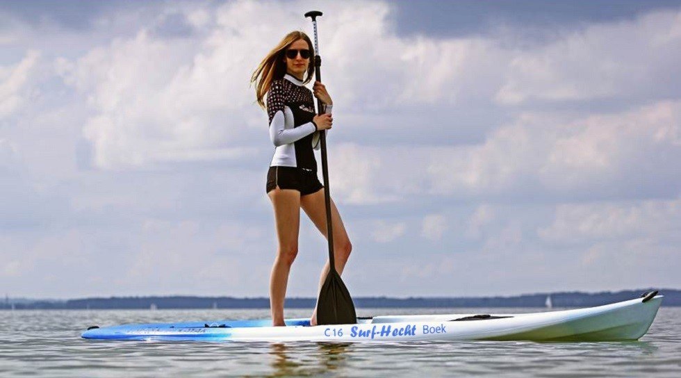 SUP / StandUpPaddling nowym modnym sportem r&oacute;wnież tutaj // &copy; Surf-Hecht