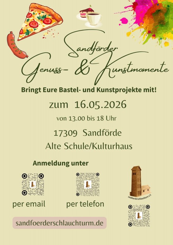 Lassen Sie uns gemeinsam Genussmomente schaffen. Kontaktieren Sie uns f&uuml;r Details zu Stellfl&auml;chen und Kooperationen! // &copy; sandfoerderschlauchturm e.V.