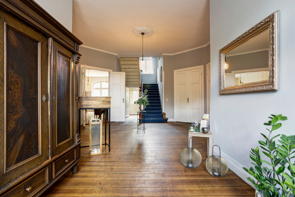 Inviting foyer of the Jagdschl&ouml;sschen Schwartow, &copy; Jagdschl&ouml;sschen Schwartow / Jan Haeselich