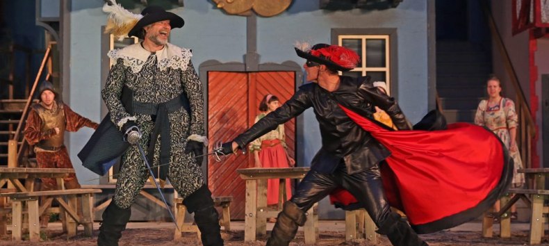 M&uuml;ritz-Saga auf der Freilichtb&uuml;hne Waren (M&uuml;ritz) // &copy; M&uuml;ritz-Saga 2024