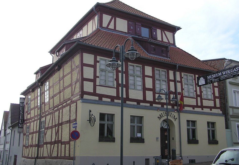 Uitzicht op het stadsmuseum "Kaffeemühle" in Wolgast, © Baltzer