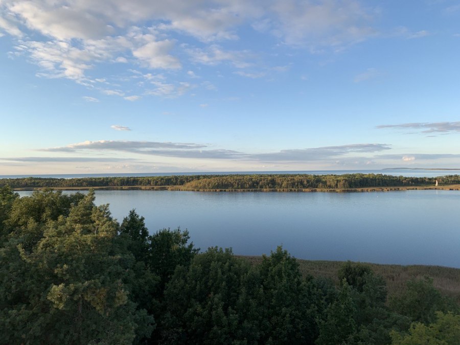 View of the island of Bock from the observation tower, © K. Bärwald View of the island of Bock from the observation tower, © K. Bärwald