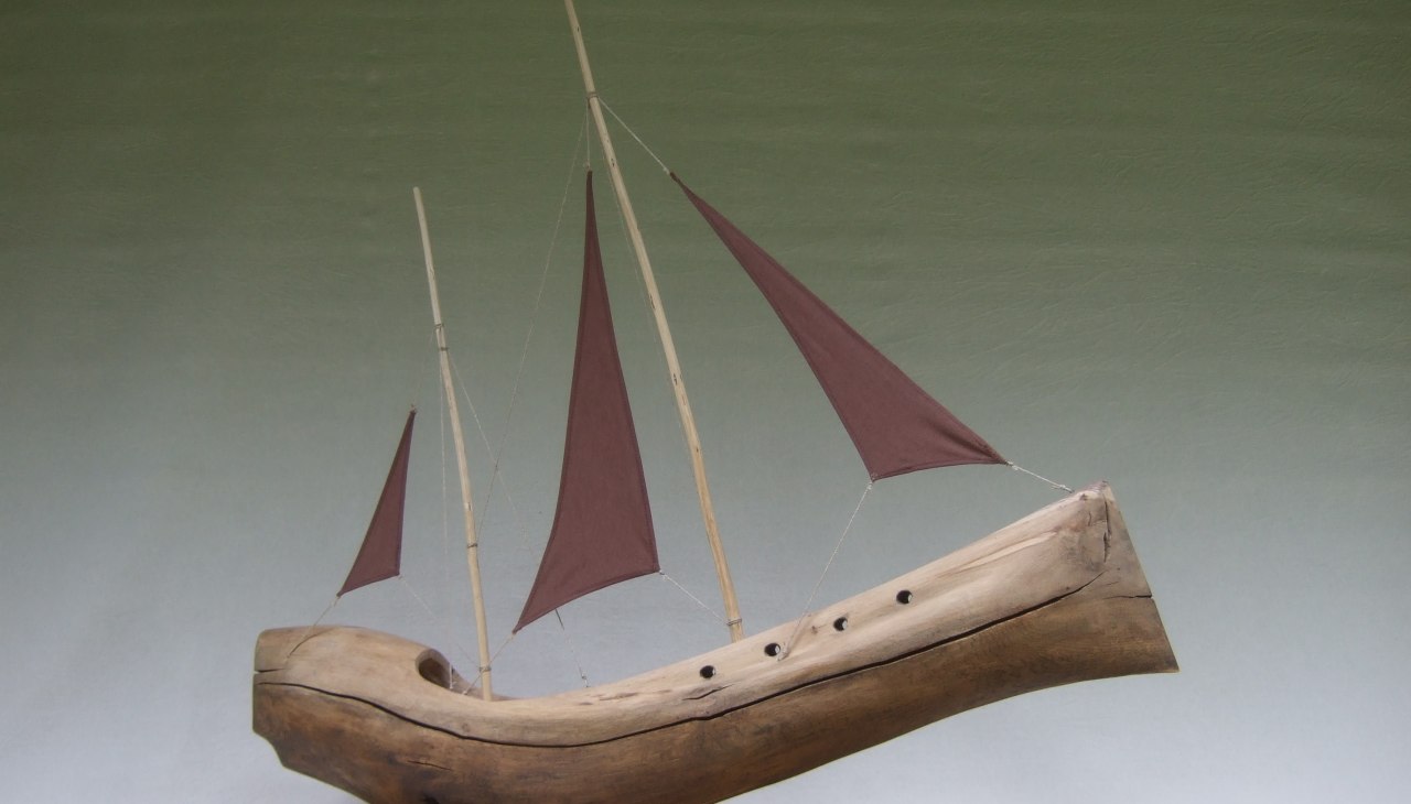 Houten scheepsmodellen, © Südliche Boddenküste