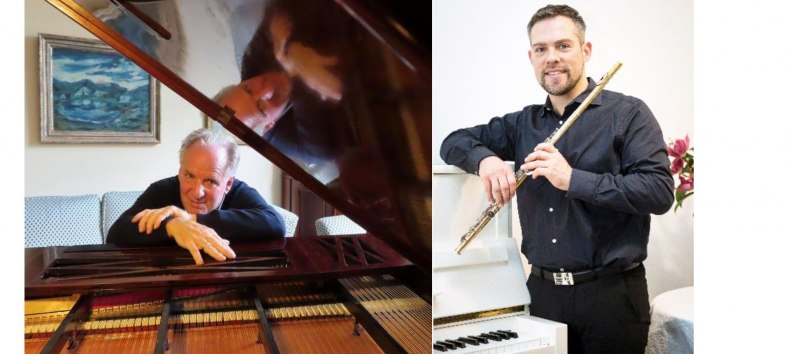 Hendrik Adam (Flöte) und Mathias Weber (Klavier) // © H. Adam und M. Weber Hendrik Adam (Flöte) und Mathias Weber (Klavier) // © H. Adam und M. Weber