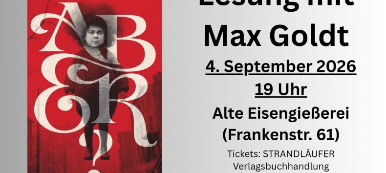 Lesung mit Max Goldt // © STRANDLÄUFER Verlagsbuchhandlung Lesung mit Max Goldt // © STRANDLÄUFER Verlagsbuchhandlung