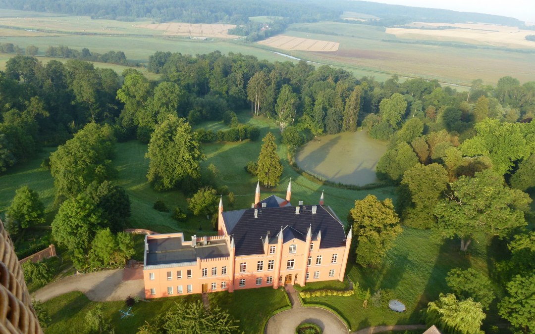 Dwór w Wietzowie z góry, © Kröger
