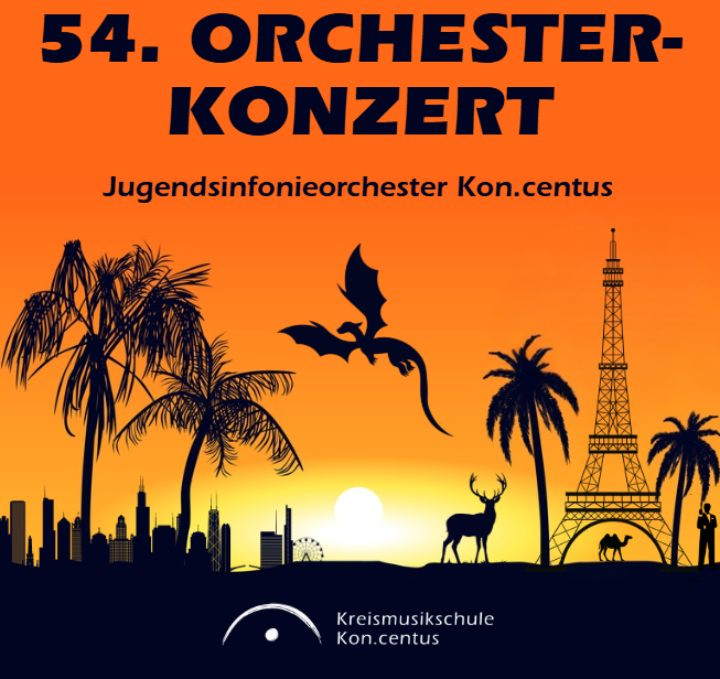 Plakat des 54. Orchesterkonzertes // © Kon.centus Plakat des 54. Orchesterkonzertes // © Kon.centus