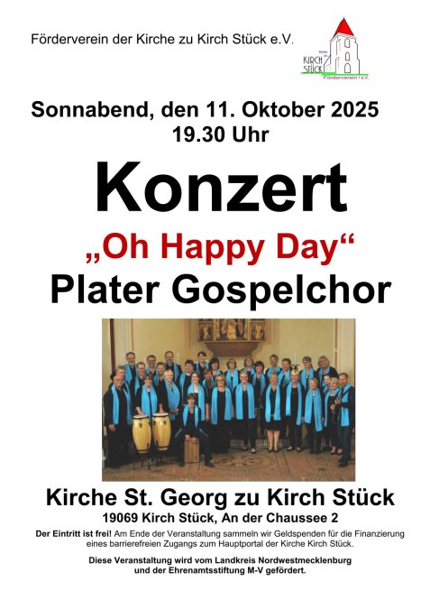 Poster, © Förderverein Kirch Stück