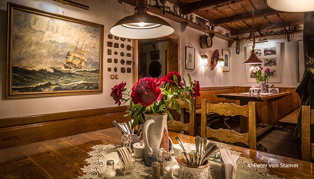 Interieur van de rokerij Ahrenshoop, © Peter von Stamm