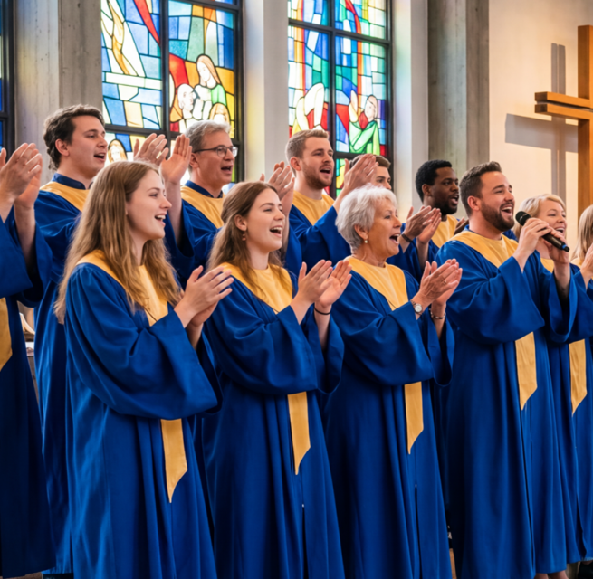 Gospelchor singt // © Rhea Böhme Gospelchor singt // © Rhea Böhme