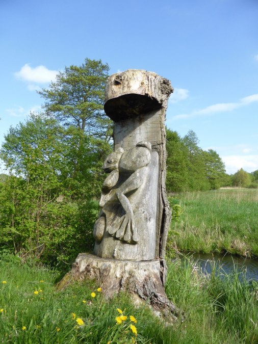 Sprookjesfiguur op het strandpad, © Uta Sommer