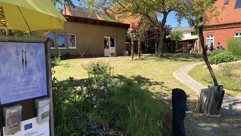 Kunsthaus Stove met Thought Raven studio en beeldentuin, © Kunsthaus Stove Kunsthaus Stove met Thought Raven studio en beeldentuin, © Kunsthaus Stove