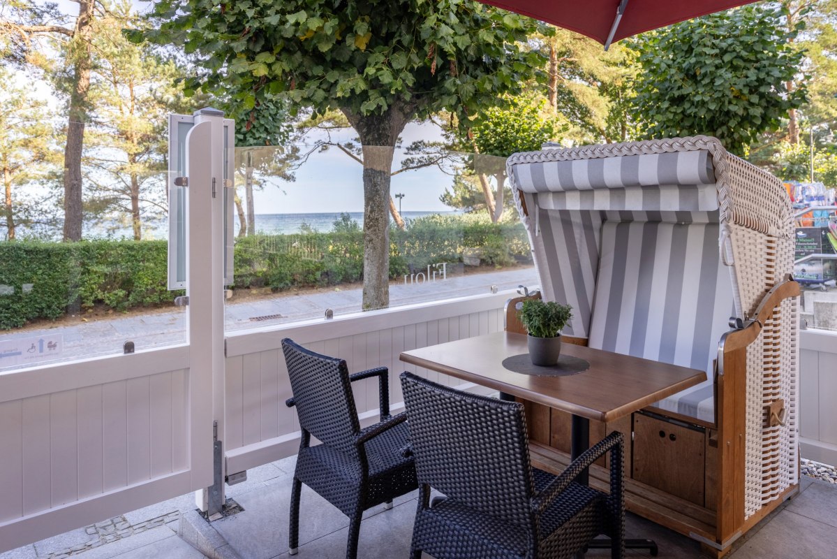 Terras // © Strandhotel zur Promenade Terras // © Strandhotel zur Promenade