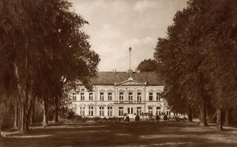 Landhuis Klausdorf, rond 1920 // © Postkarte Landhuis Klausdorf, rond 1920 // © Postkarte