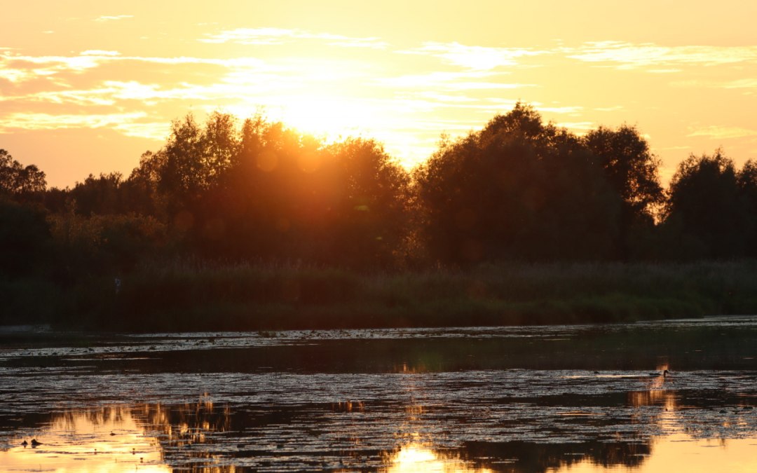 Sunset on the beaver tour, © Corina Posselt