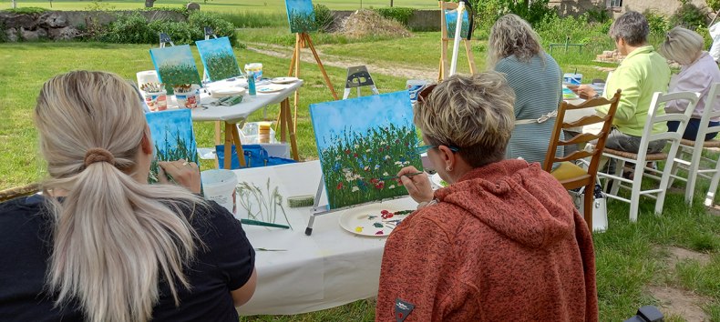 Creative coffee at the Kulturhof Letschow // &copy; Kulturhof Letschow e.V.