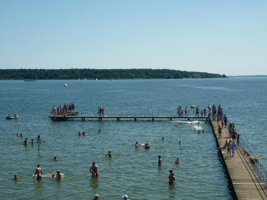 Most kąpielowy Volksbad, © Stadt Waren (Müritz)