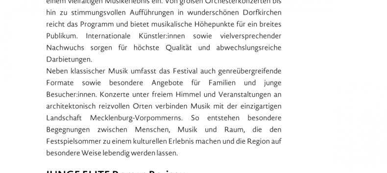 &copy; Festspiele MV