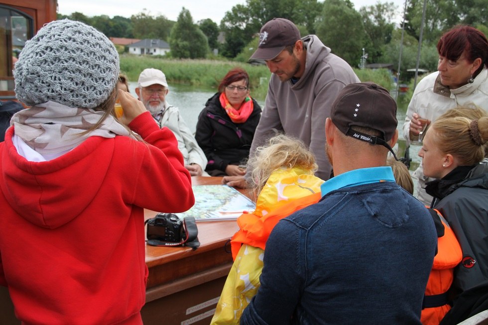 Kaart rond, © Weisse Düne Segeltouren