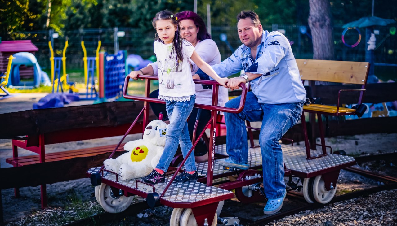 Wózek Kinderland Trassenheide, © Kinderland Trassenheide/ B. Eske Wózek Kinderland Trassenheide, © Kinderland Trassenheide/ B. Eske
