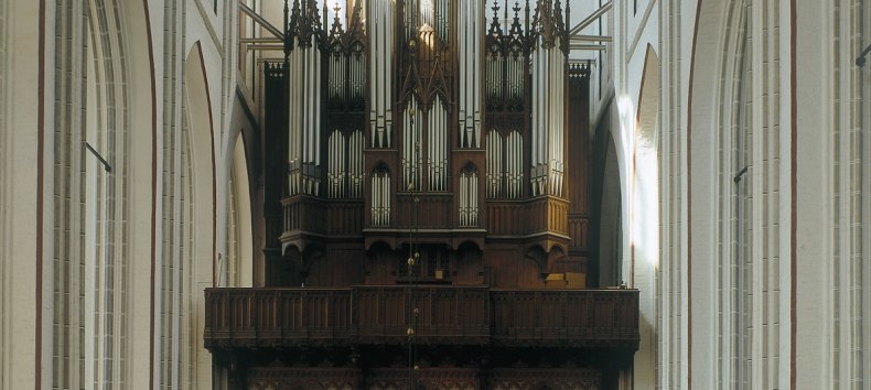 Historic Ladegast organ from 1871, © Domkantorei Schwerin