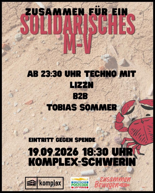Cover photo featuring DJs // © Komplex Schwerin Cover photo featuring DJs // © Komplex Schwerin