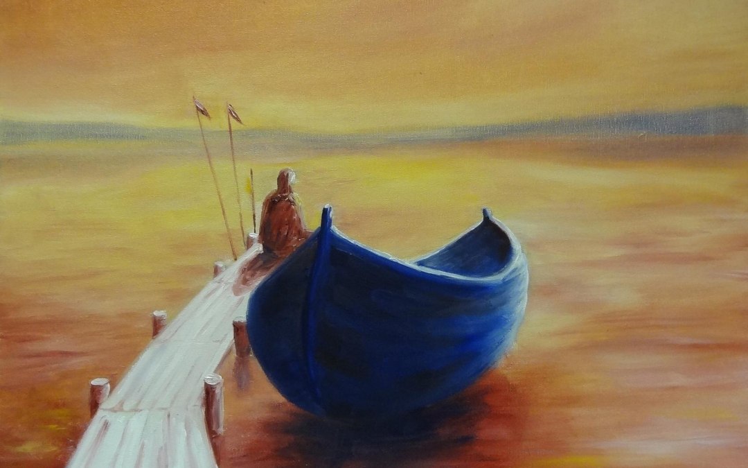 "Wanderlust" (olieverf op doek) door Marion Krüger, © Marion Krüger