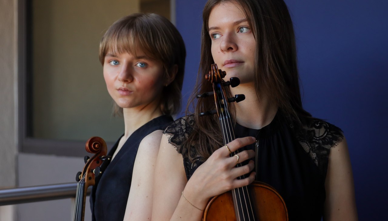 "Unexpected Treasures" - niezwykłe utwory na dwoje skrzypiec | Nina Schaible & Leonie Seemann (hmt Rostock), &copy; Nina Schaible & Leonie Seemann / hmt Rostock (bereitgestellt)
