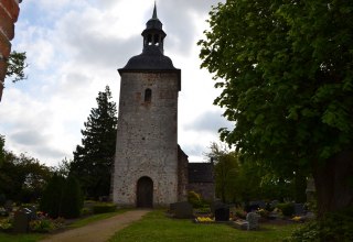 Church with tower view from west, &copy; Lutz Werner