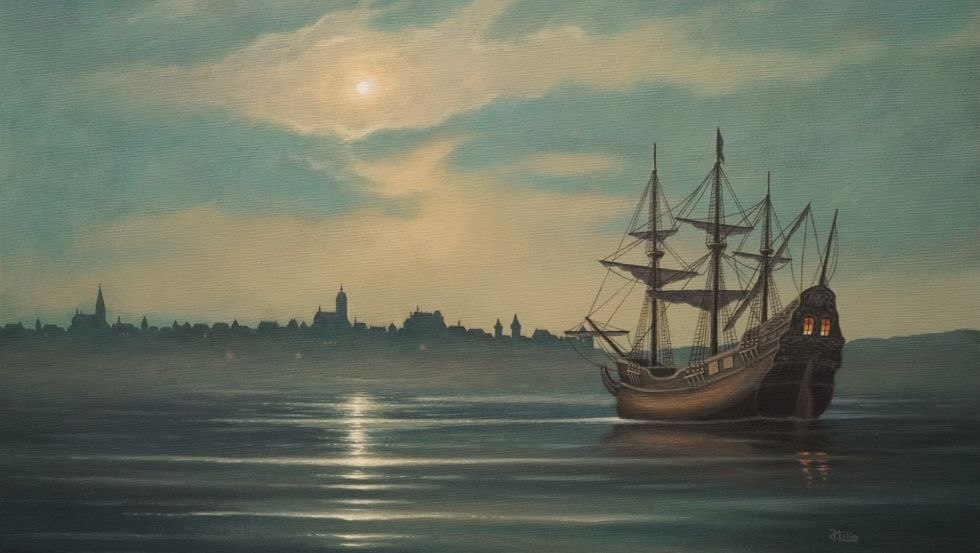 Landscape painting, Altwismar, &copy; Joachim Lilie