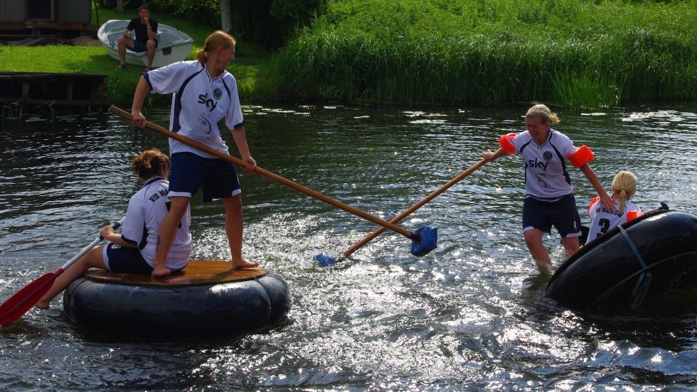 The angler festival in summer is a highlight and special event, © Anglerverein "An der Recknitz" Marlow
