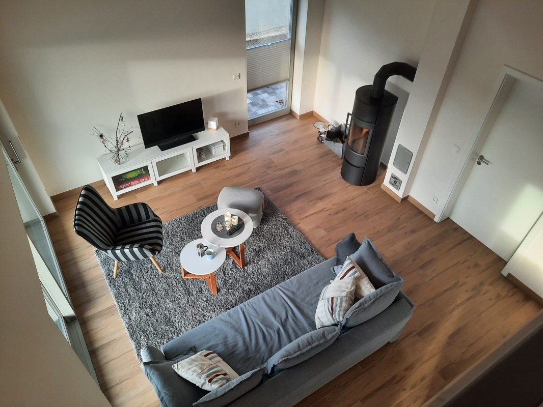 Widok z galerii na część dzienną // &copy; Oliver Milz