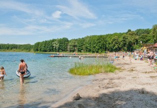 Badestrand Wei&szlig;er See bei Wesenberg // &copy; Christin Dr&uuml;hl