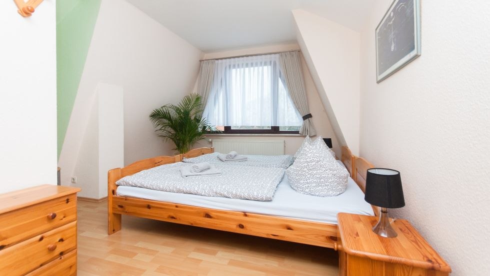 Slaapkamer voorbeeld van het vakantiecomplex, &copy; Ferienanlage Dr&ouml;se_P. Lipke