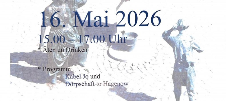 Plakat 17. Brunnenfest in Hagenow // &copy; D&ouml;rpschaft to Hagenow e.V.