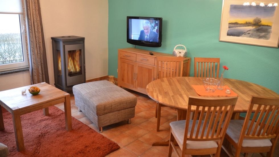 Zicht op de woonkamer, © Oppenhäuser Ostsee-Insel-Poel Zicht op de woonkamer, © Oppenhäuser Ostsee-Insel-Poel