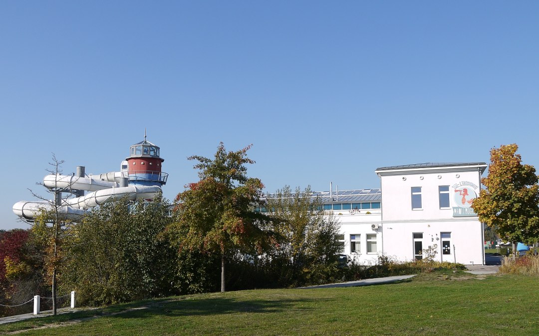 The AHOI Rügen bathing area &amp; sauna in the Baltic resort Sellin, © TMV/ Fischer