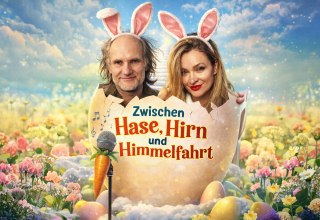 Bella Liere und Lutz Andres (Kabarett Obelisk Potsdam) »Zwischen Hase, Hirn und Himmelfahrt« // © KI generiert Bella Liere und Lutz Andres (Kabarett Obelisk Potsdam) »Zwischen Hase, Hirn und Himmelfahrt« // © KI generiert