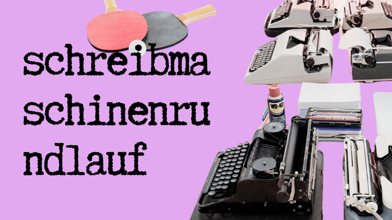 Typewriter rotation // &copy; Ping Pong Salon