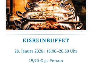 Tender knuckle of pork on a plate, with sauerkraut and pea puree, served warm and presented in a rustic style., © spreepiraten® Tender knuckle of pork on a plate, with sauerkraut and pea puree, served warm and presented in a rustic style., © spreepiraten®