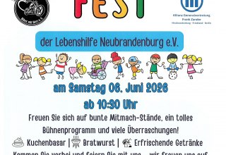 Sommerfest LH 2026 // © Lebenshilfe Neubrandenburg e.V. Sommerfest LH 2026 // © Lebenshilfe Neubrandenburg e.V.