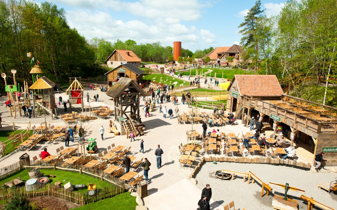 Uitzicht op het grote avonturendorp op Rügen, © Karls Erlebnis-Dorf