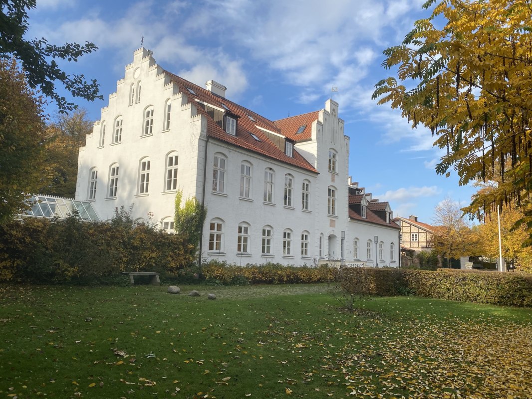 De trapgevels van het landhuis zijn bijzonder, &copy; Rittergut Streu