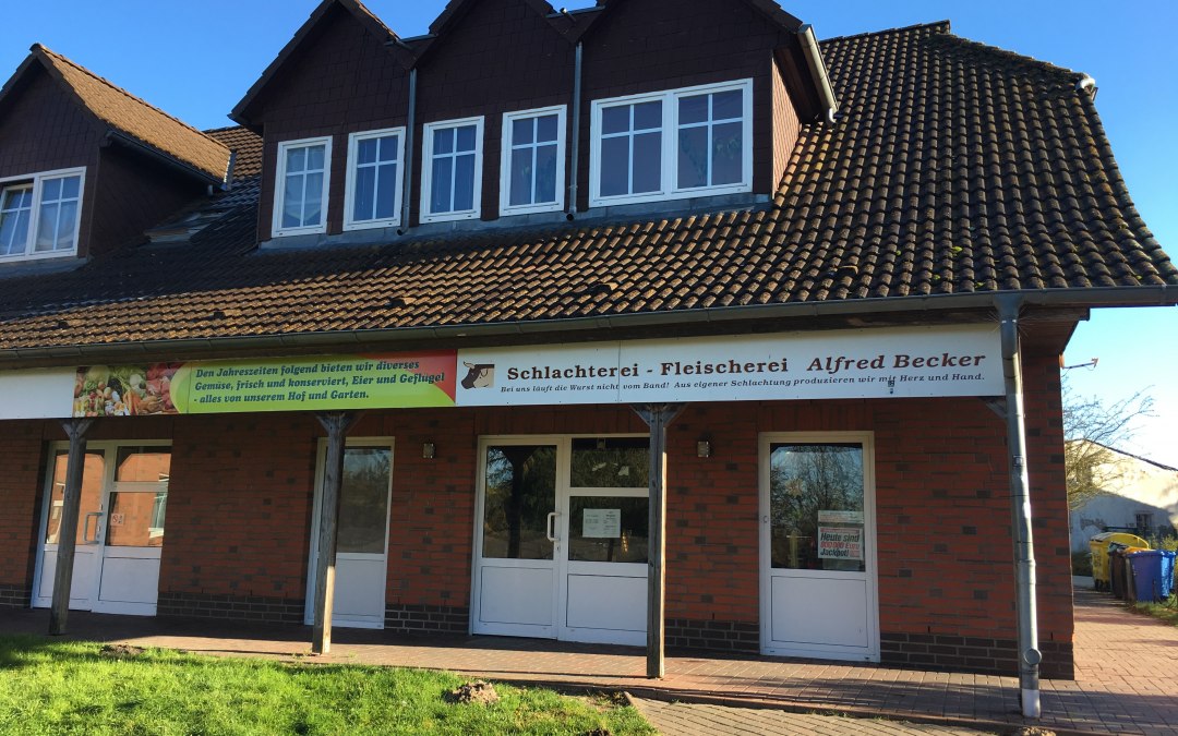 Country butcher shop with snack in Lalendorf, © MPL